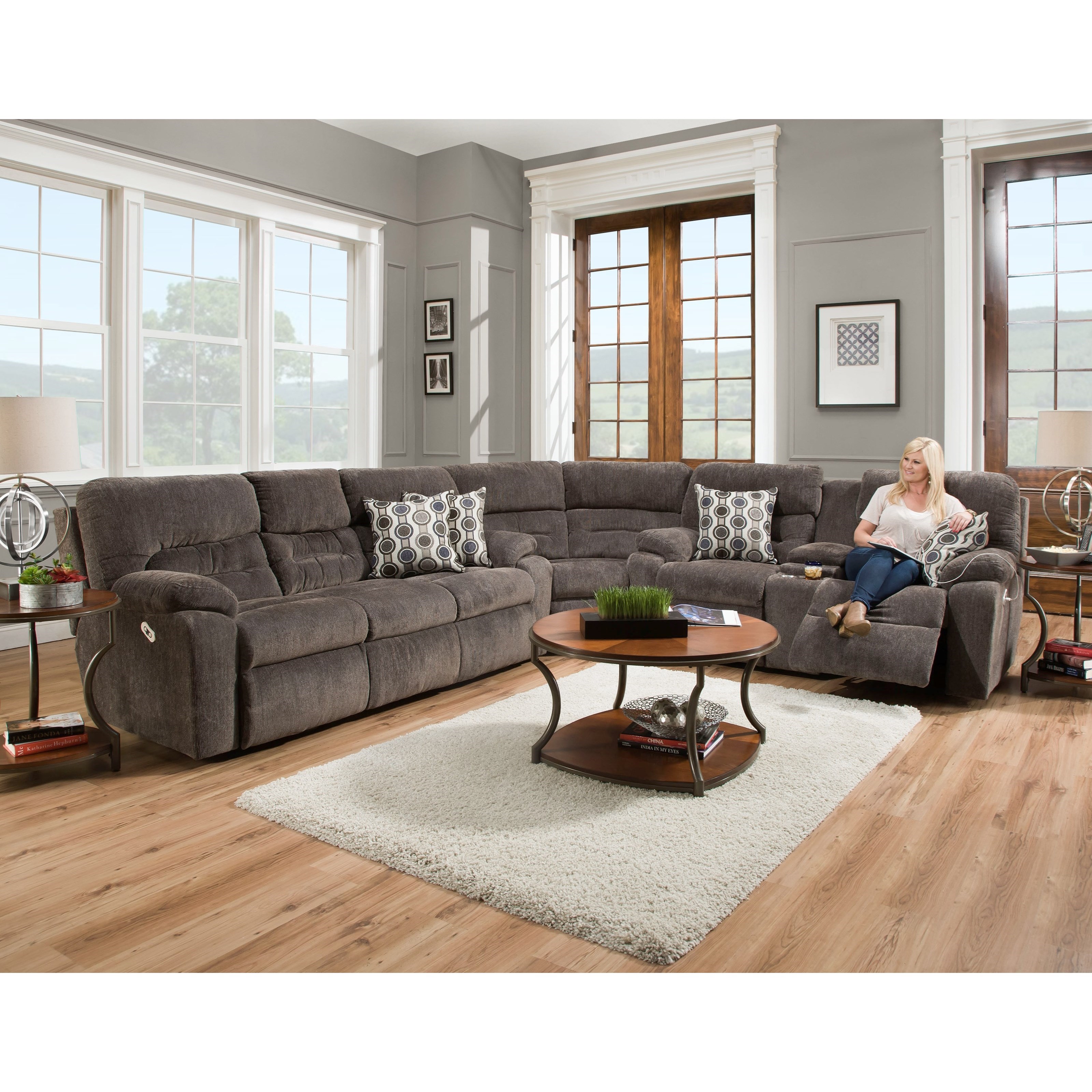 Franklin reclining new arrivals sectional